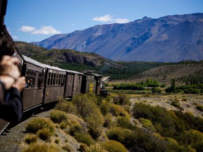 Scenic,Train,Ride,Through,Patagonian,Mountains